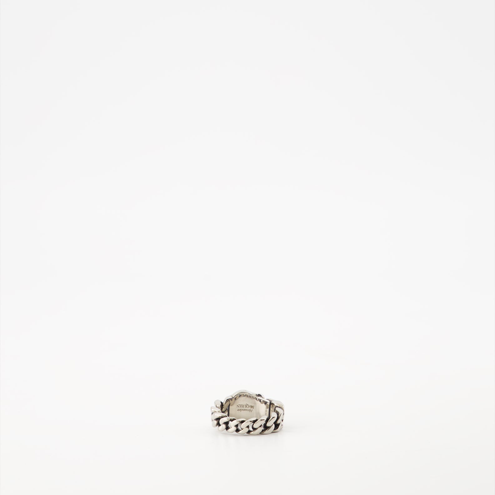 Jewelry Skull Ring Alexander McQueen Silver Man