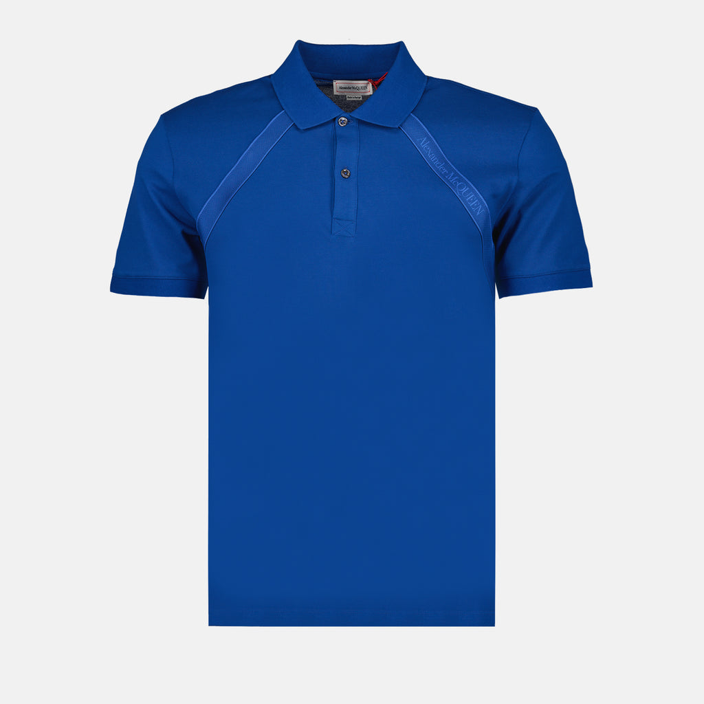 Polo shirts Band logo polo shirt Alexander McQueen Blue Man