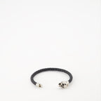 Joias Bracelet tressé Skull Alexander McQueen Preto Homme