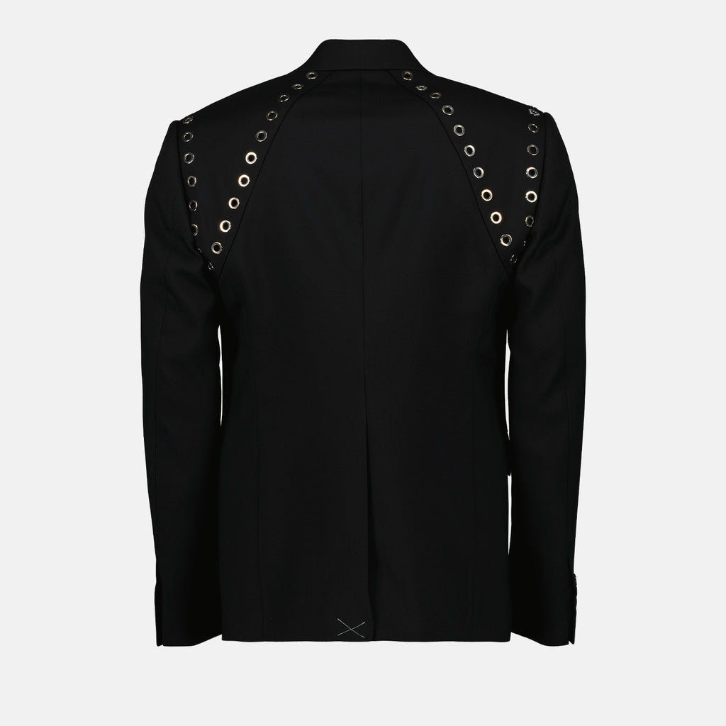 Jackets Eyelet blazer jacket Alexander McQueen Black Homme