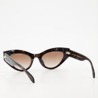 Lunettes Lunettes de soleil Alexander McQueen Marron Unisexe