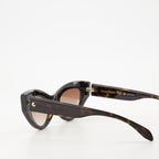 Lunettes Lunettes de soleil Alexander McQueen Marron Unisexe
