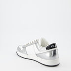 Sneaker Baskets Downtown Prada Silber Homme
