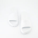 Open shoes Logo slides Prada White Man