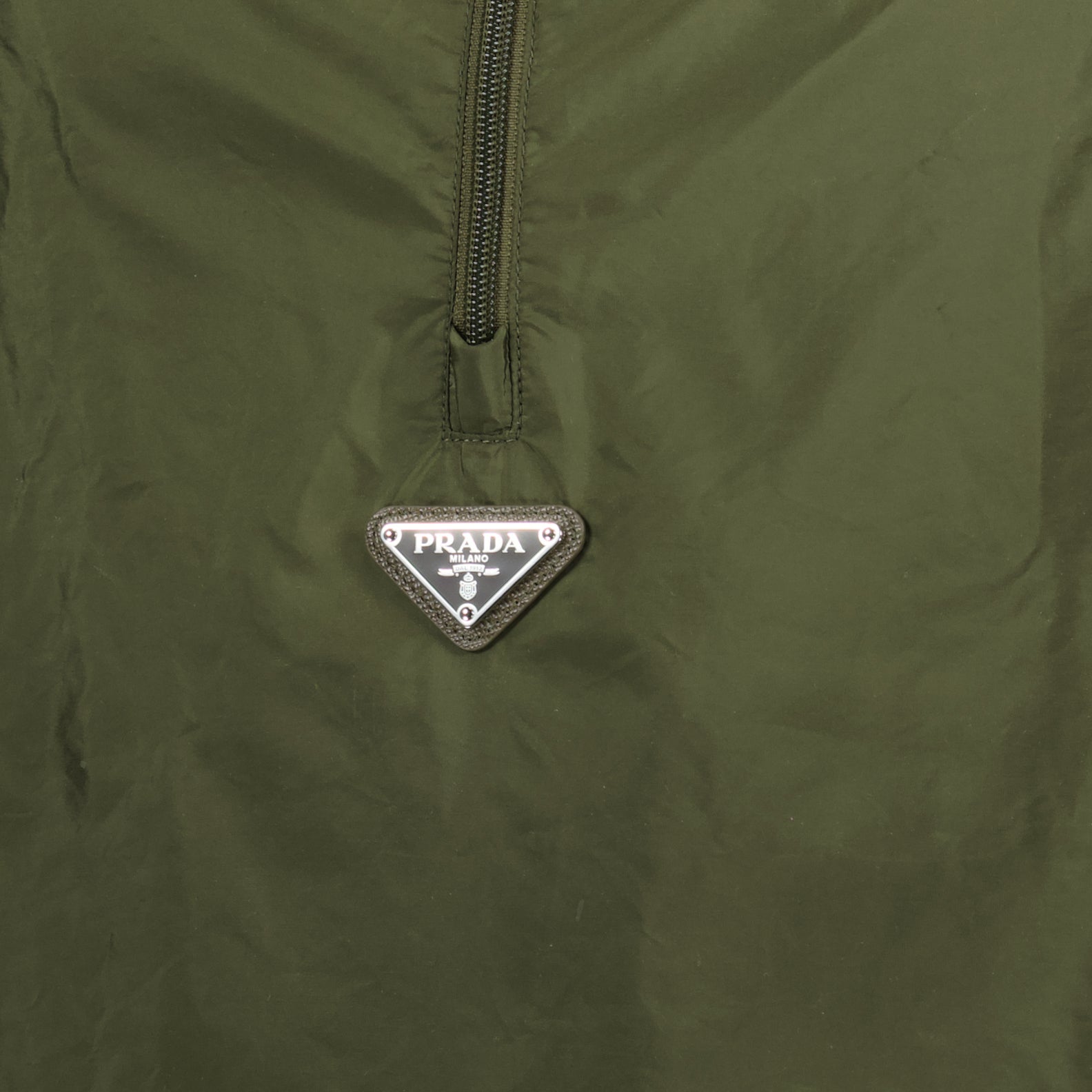 Chaquetas Coupe-vent en Re-Nylon Prada Caqui Homme