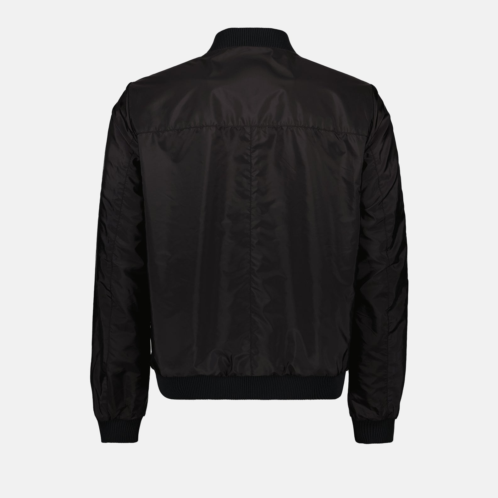 Manteaux Blouson en cuir réversible Prada Noir Homme