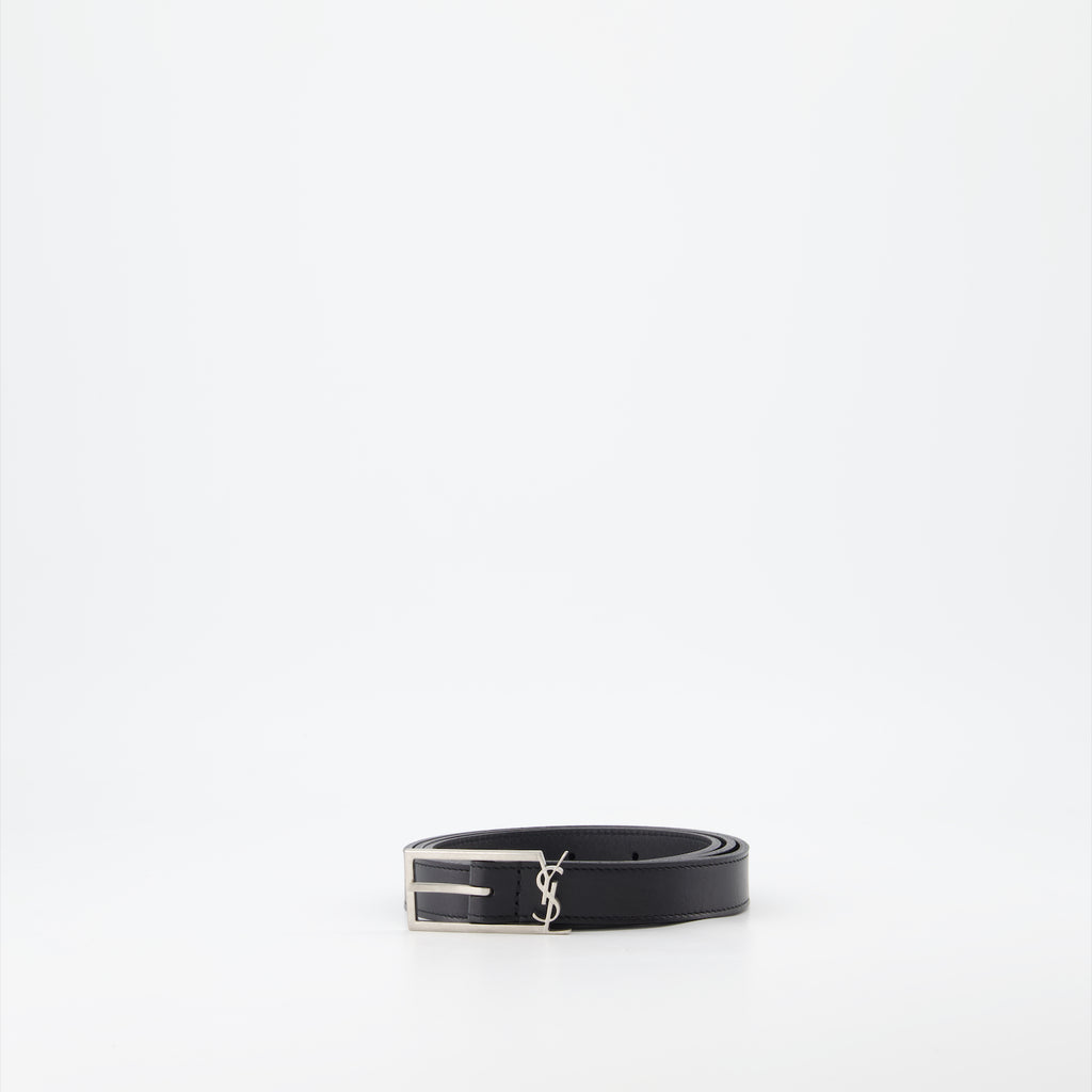 Ceintures Ceinture Cassandre Saint Laurent Noir Homme