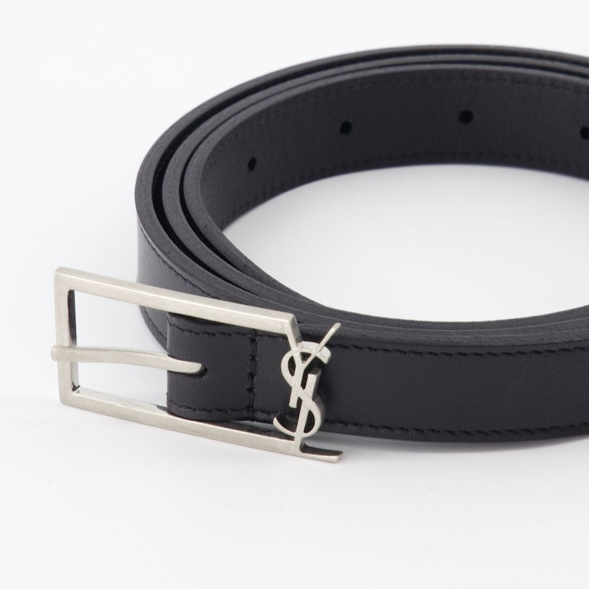 Ceintures Ceinture Cassandre Saint Laurent Noir Homme