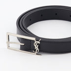 Ceintures Ceinture Cassandre Saint Laurent Noir Homme