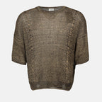 T-shirts Knit T-Shirt Saint Laurent Brown Man