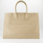 Borse tote Sac cabas Rive Gauche Saint Laurent Beige Homme