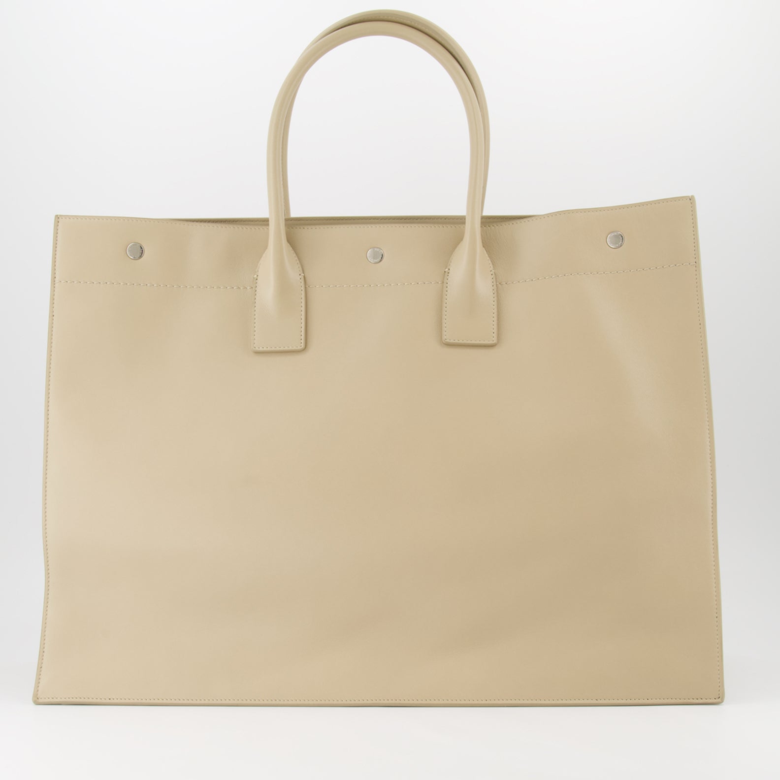 Borse tote Sac cabas Rive Gauche Saint Laurent Beige Homme