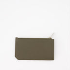 소형 가죽 제품 Porte-monnaie YSL Saint Laurent 녹색 Homme