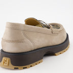 Mocassins Mocassins Fendi O'Lock Fendi Marron Homme