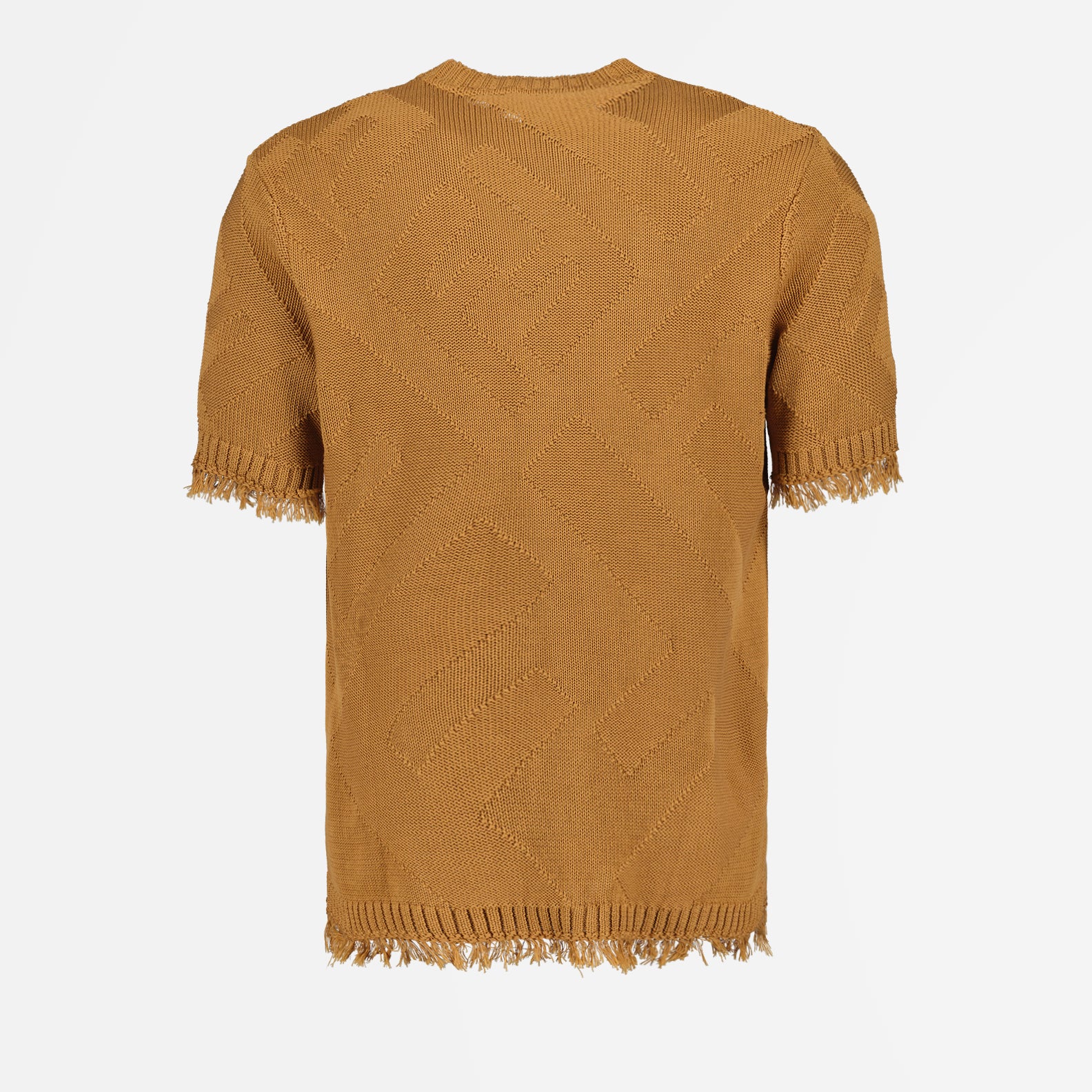 T-shirts T-shirt FF Fendi Marron Homme