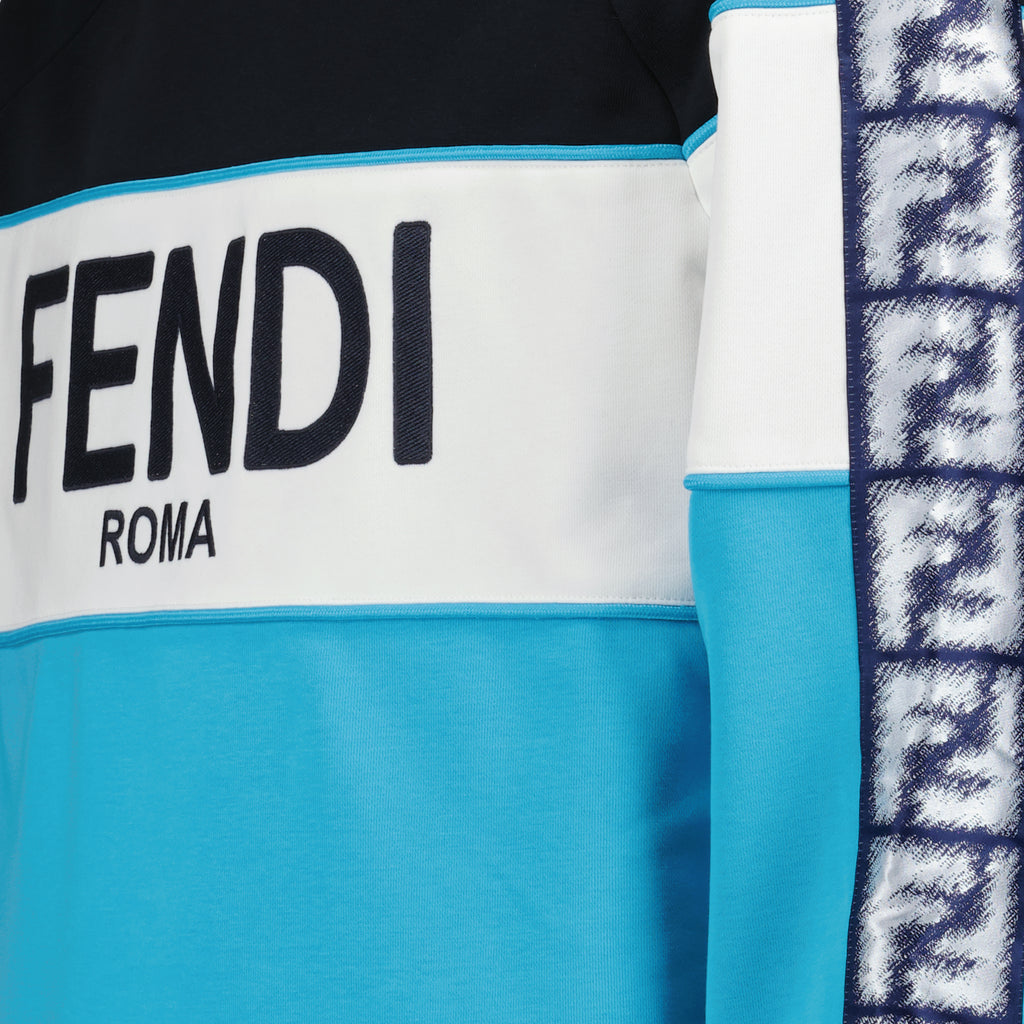Sweatshirts Sweat à capuche Fendi Roma Fendi Bleu Homme