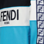 Sweatshirts Sweat à capuche Fendi Roma Fendi Bleu Homme