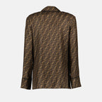 Hemden Chemise imprimée Fendi Braun Femme