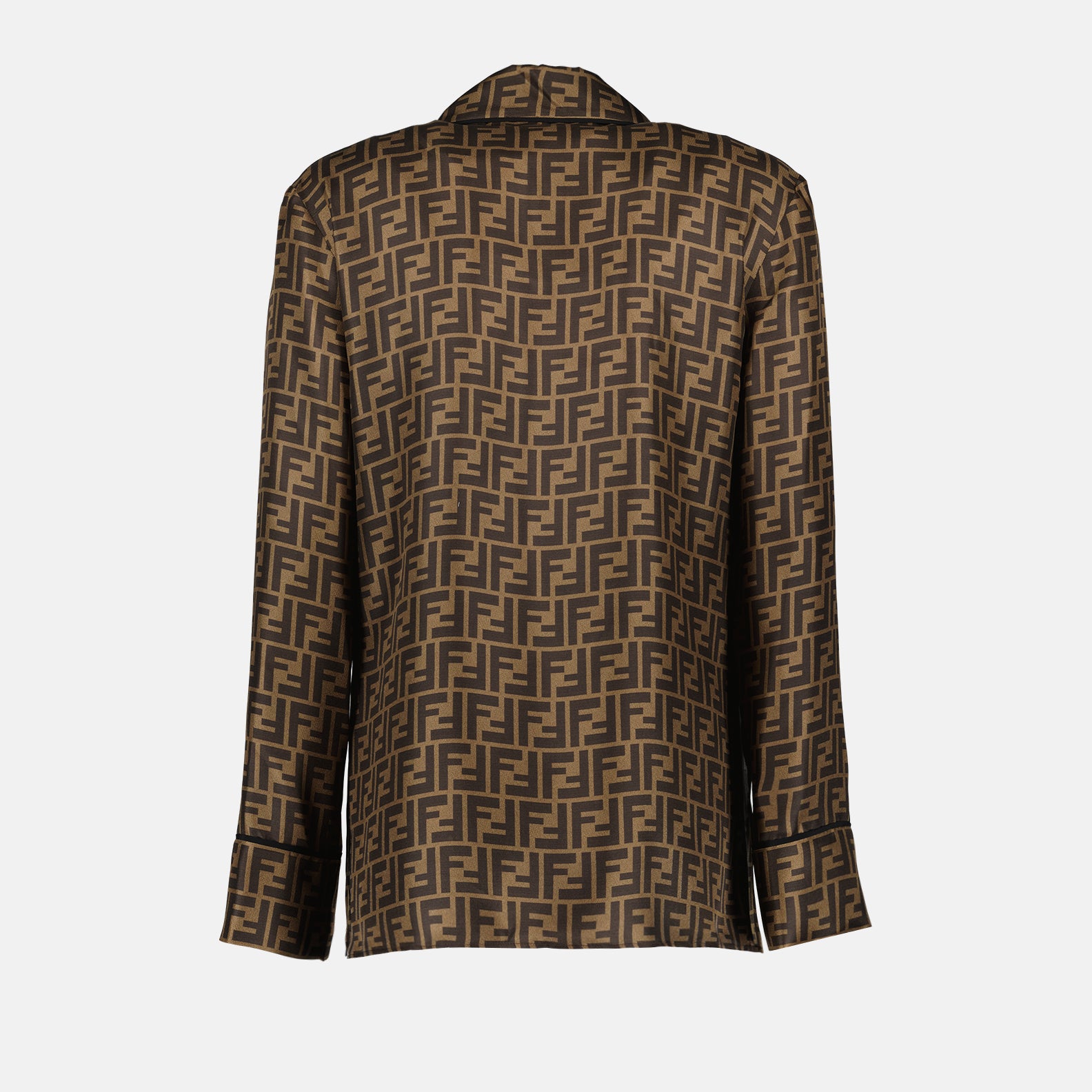 Hemden Chemise imprimée Fendi Braun Femme