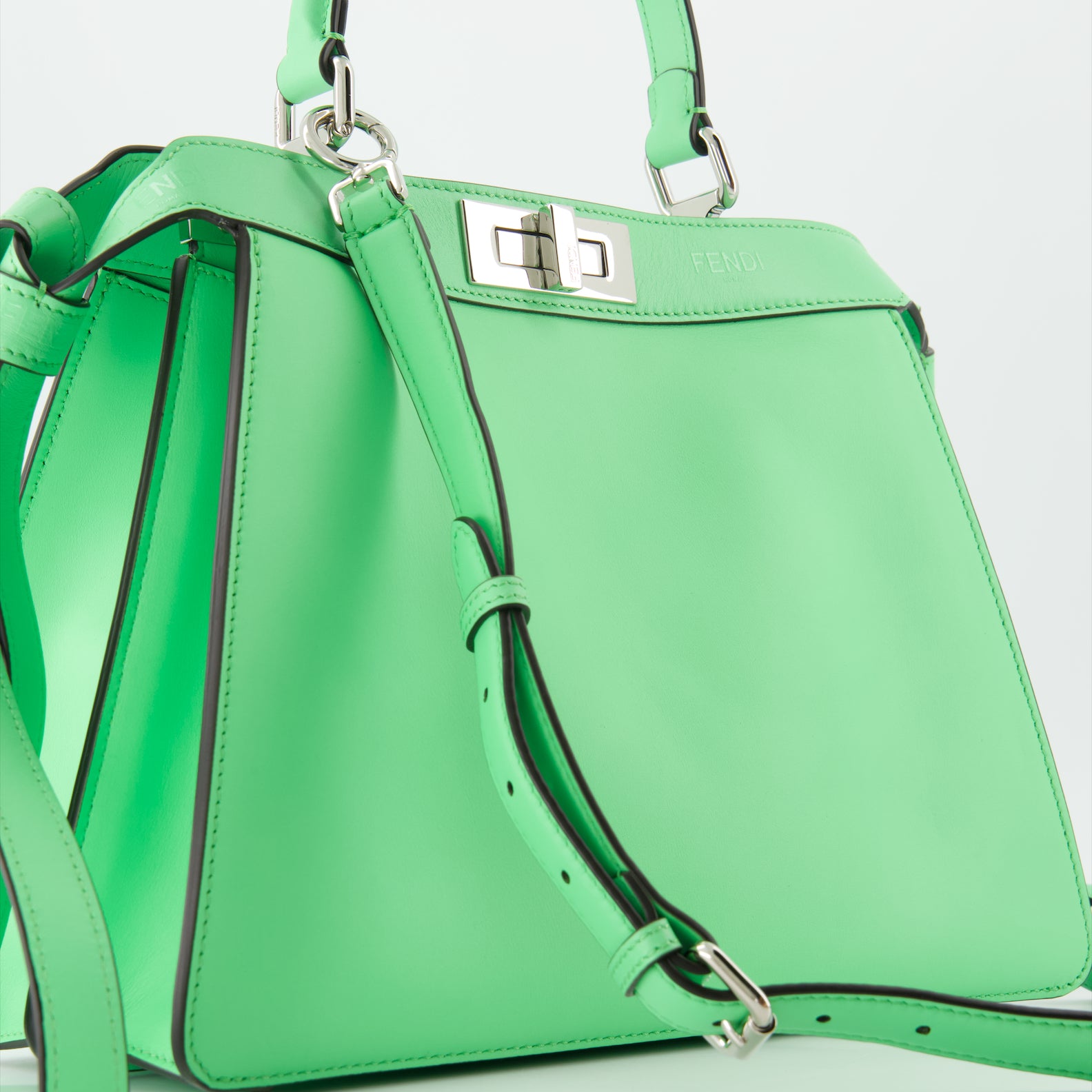 Handbags and shoulder bags Peekaboo bag ISeeU Fendi Green Women