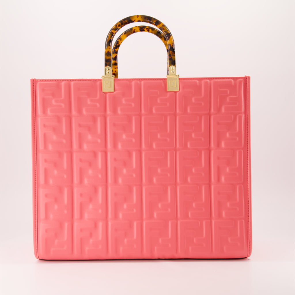 Borse tote Sac moyen Fendi Sunshine Fendi Rosa Femme
