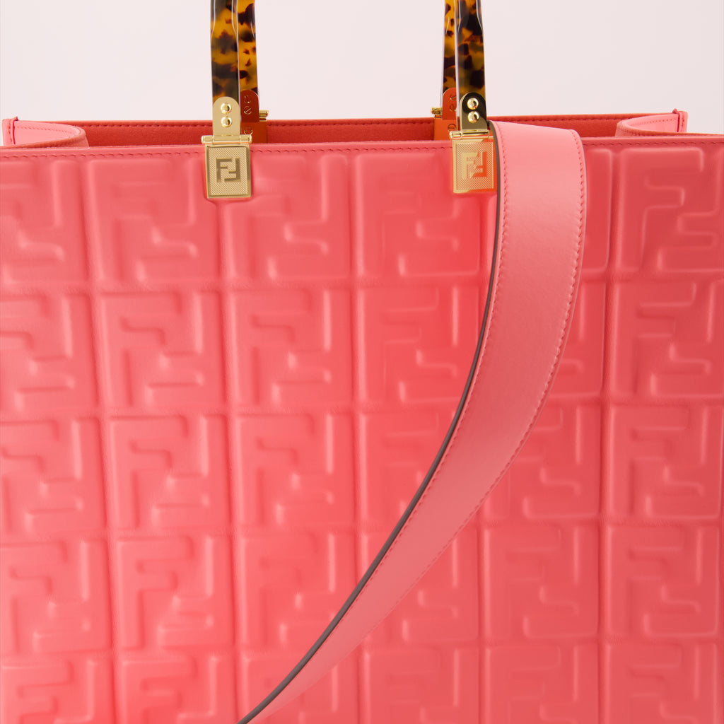 Borse tote Sac moyen Fendi Sunshine Fendi Rosa Femme