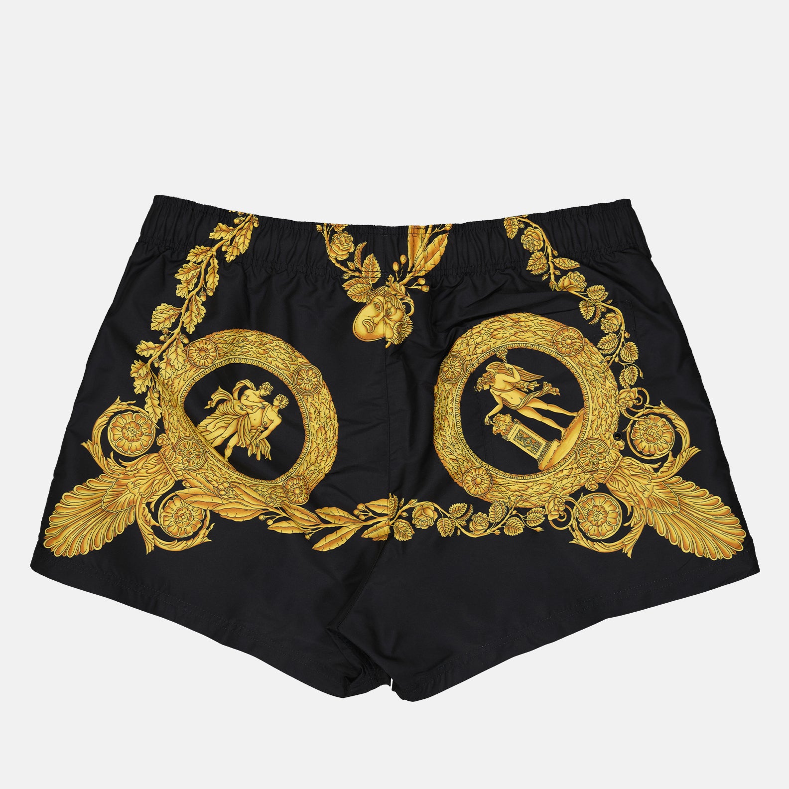 Beachwear Short de bain Maschera Versace Noir Homme