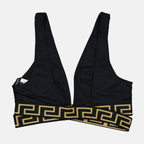 Strandmode Haut de bikini Greca Versace Schwarz Femme