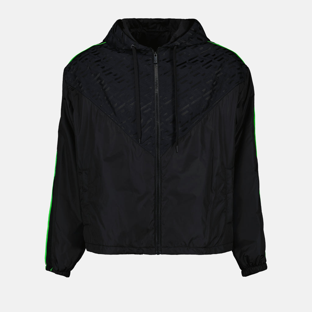 Chaquetas Windbreaker Greca Versace Negro Homme