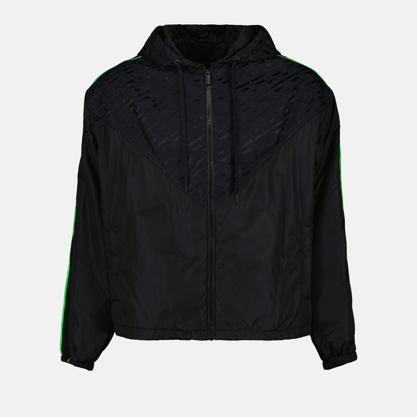 Chaquetas Windbreaker Greca Versace Negro Homme