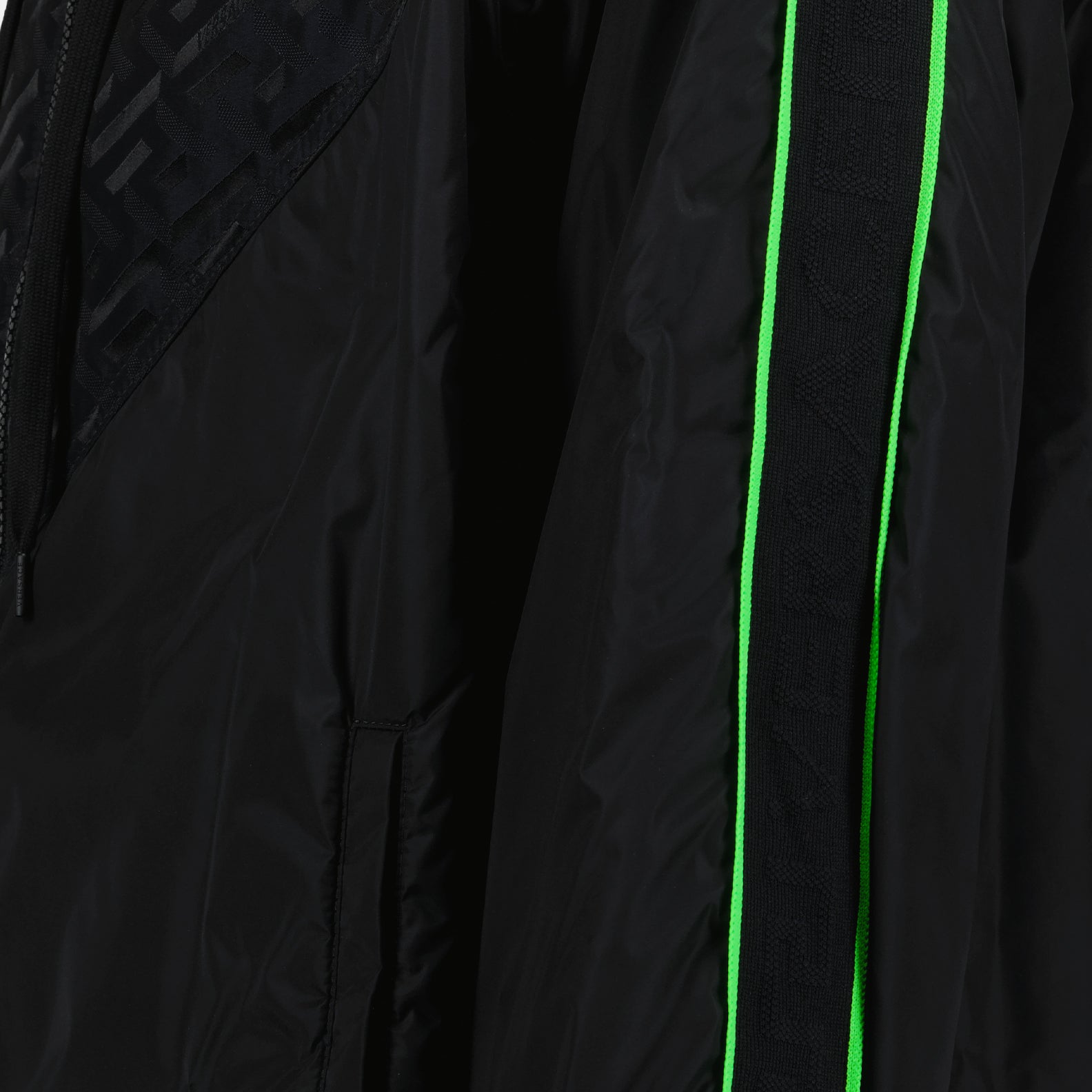 Chaquetas Windbreaker Greca Versace Negro Homme