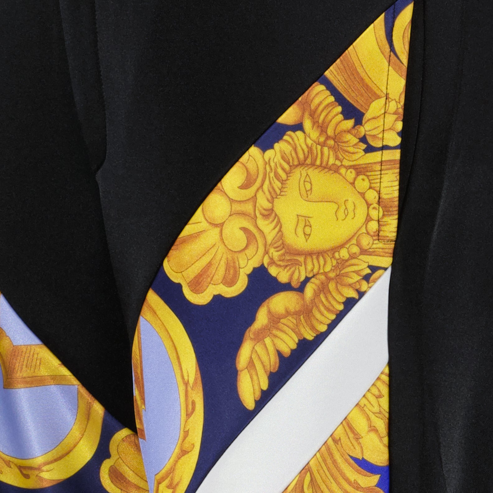 Hosen Pantalon Barocco 660 Versace Schwarz Homme