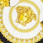 Tops Brassière Crete de Fleur Versace Amarelo Femme