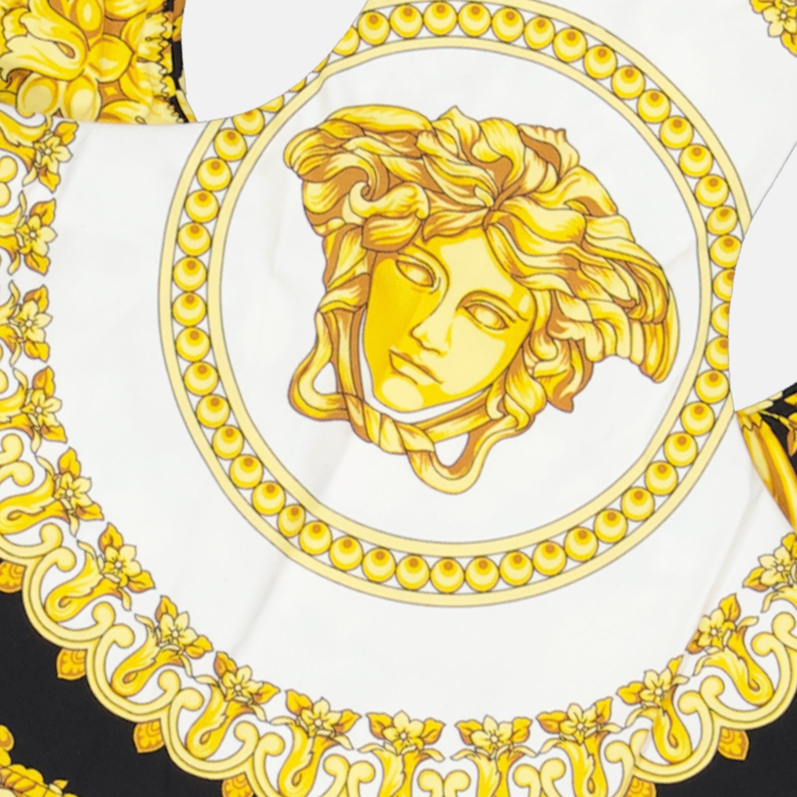 Tops Brassière Crete de Fleur Versace Amarelo Femme