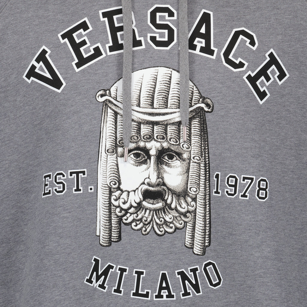 Sweatshirts Sweat à capuche La Maschera Versace Gris Homme