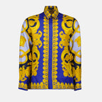 Shirts Barocco 660 shirt Versace Blue Man