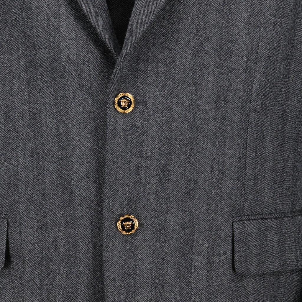 재킷 Veste blazer Versace 회색 Homme