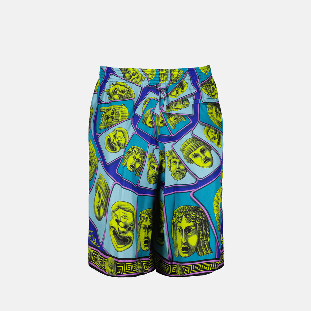 Shorts Short La Maschera Versace Verde Homme