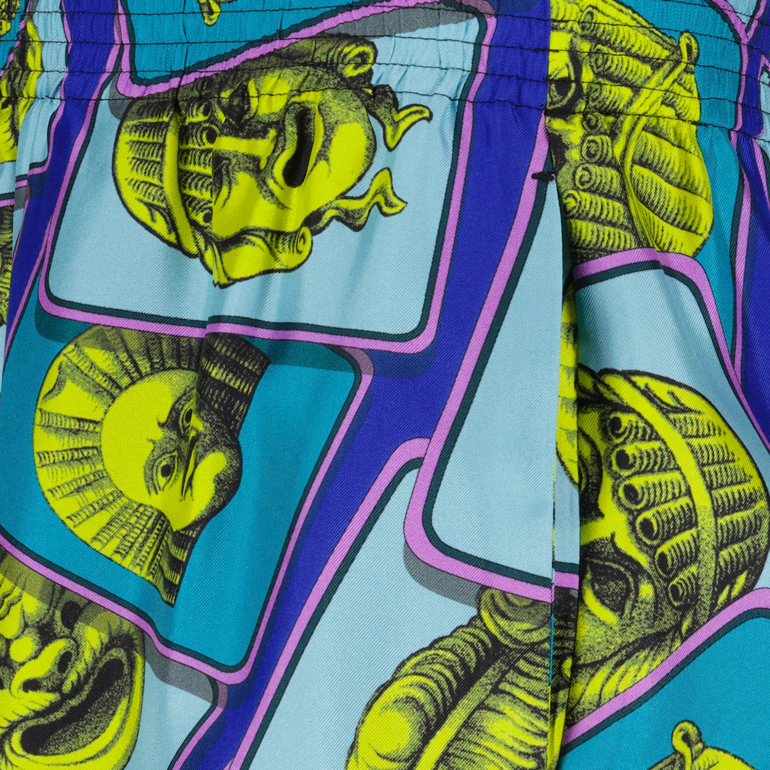 Shorts Short La Maschera Versace Verde Homme