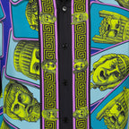 Shirts La Maschera shirt Versace Green Man