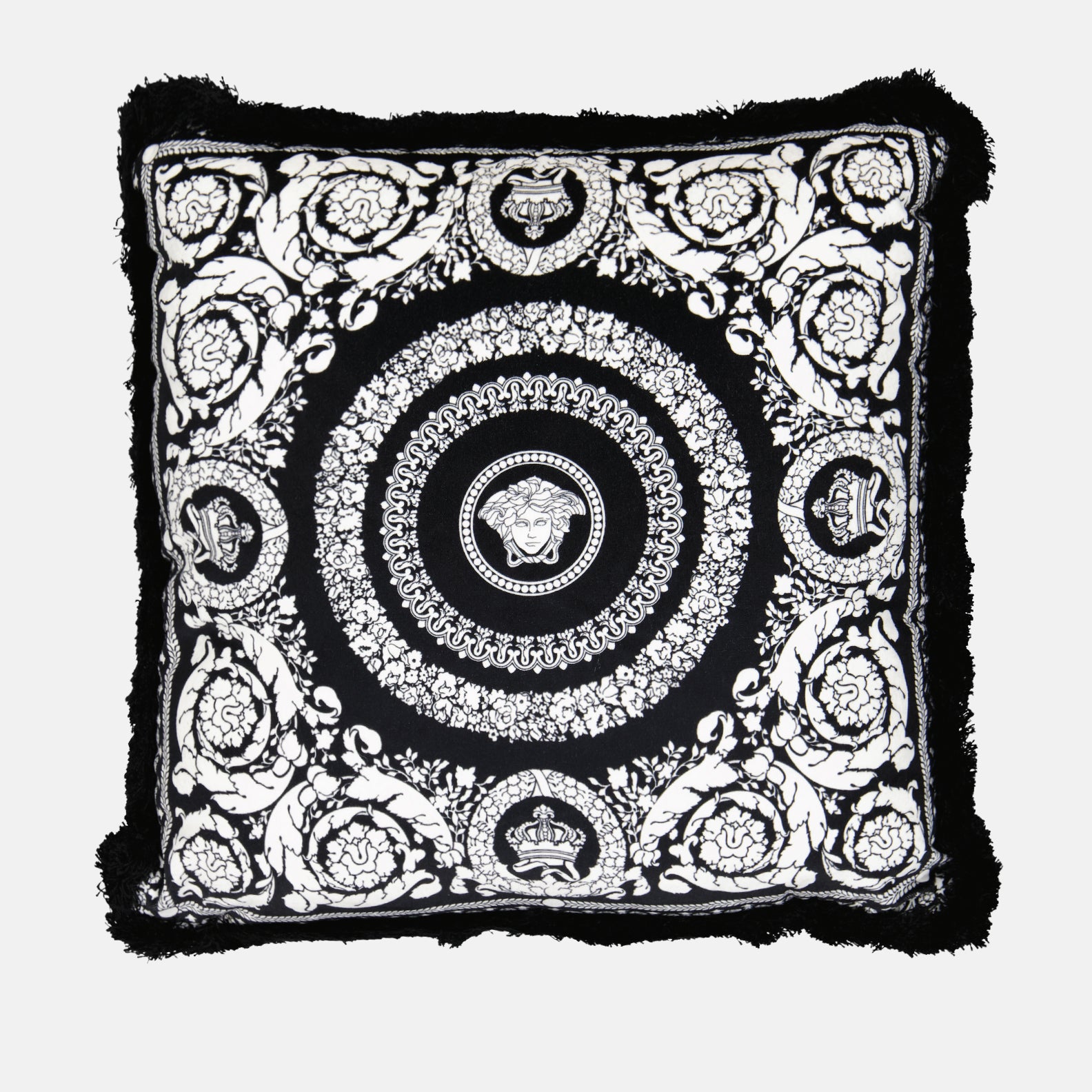 Lifestyle Barocco cushion Versace Black Unisex