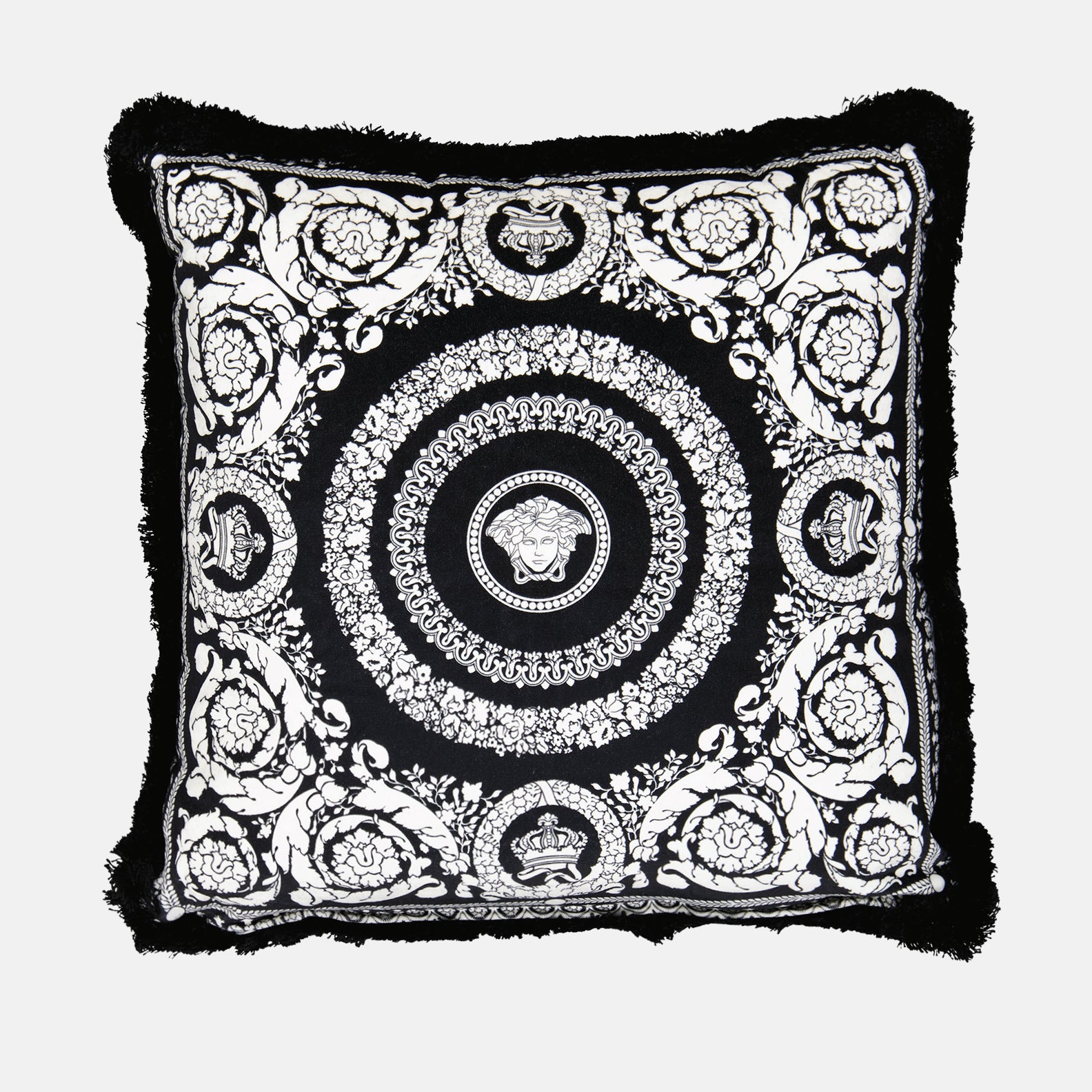 Lifestyle Barocco cushion Versace Black Unisex