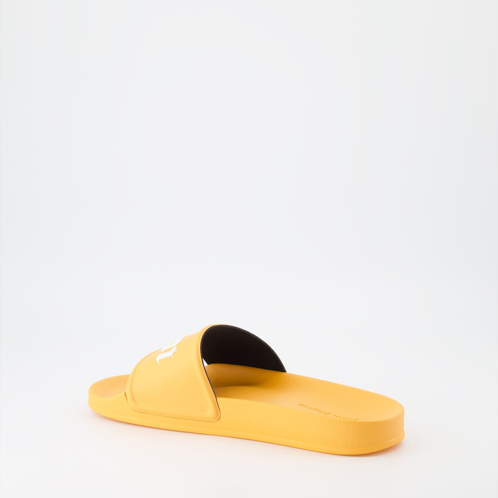 Scarpe aperte Claquettes à logo Palm Angels Arancia Homme