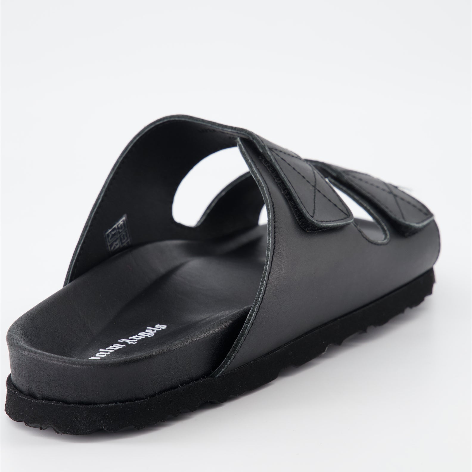 Chaussures ouvertes Claquettes à logo Palm Angels Noir Homme