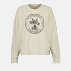 Sweatshirts Sweatshirt College Palm Angels Blanc Femme