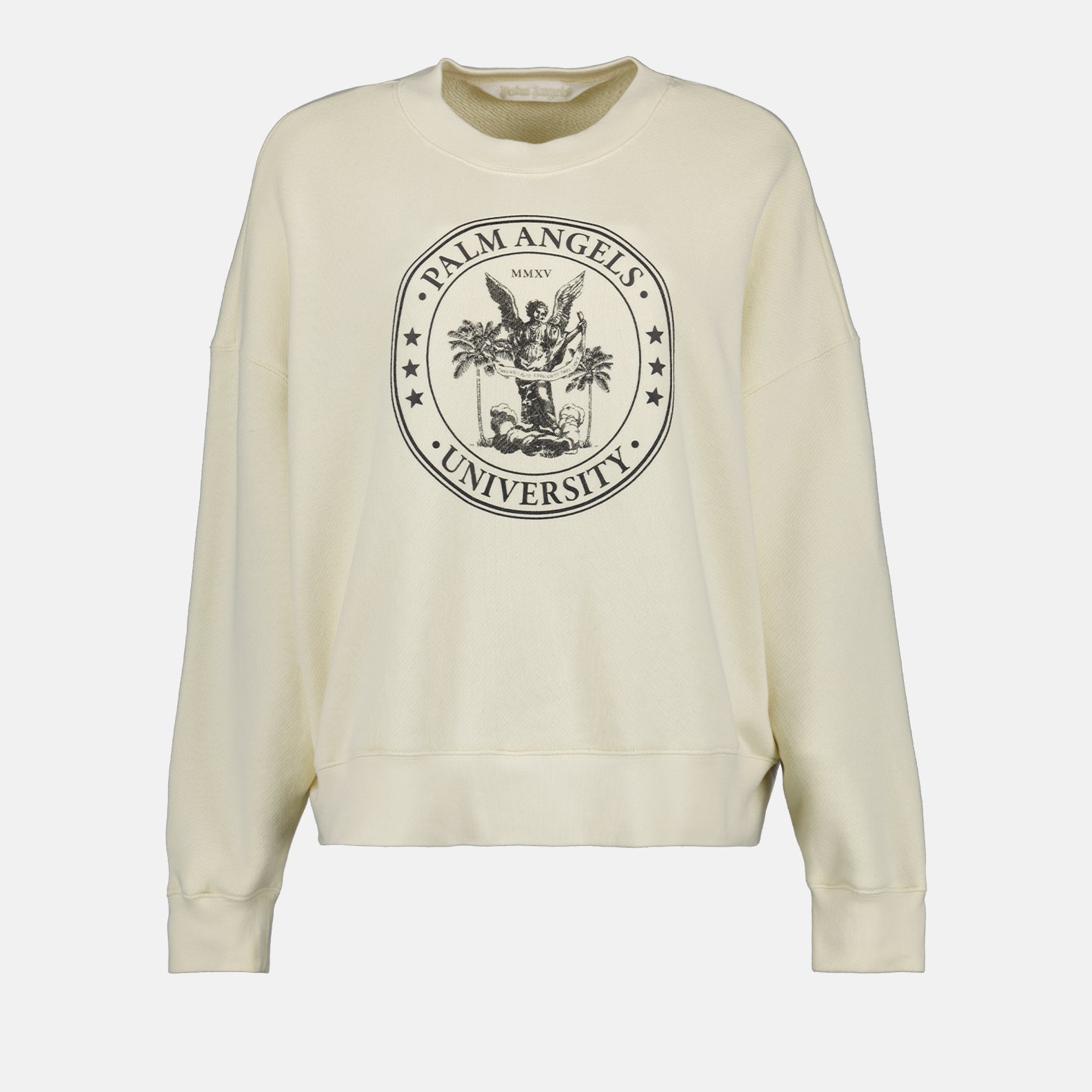 Sweatshirts Sweatshirt College Palm Angels Blanc Femme