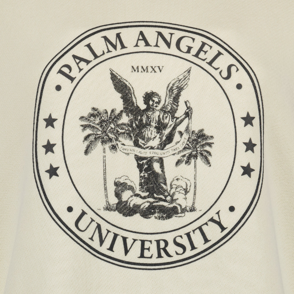 Sweatshirts Sweatshirt College Palm Angels Blanc Femme