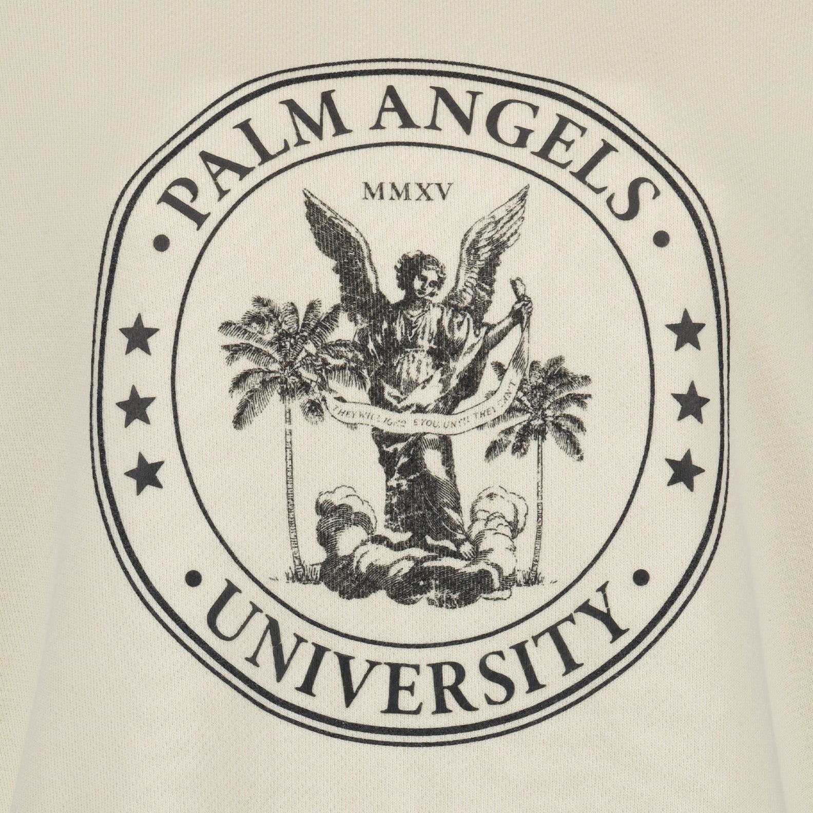 Sweatshirts Sweatshirt College Palm Angels Blanc Femme
