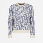 Strickwaren Pull Oblique Dior Weiß Homme