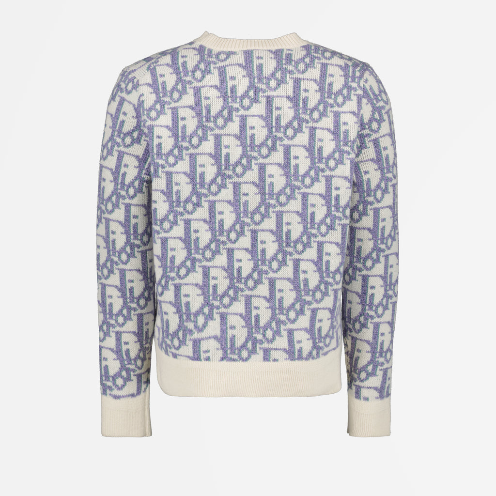 Strickwaren Pull Oblique Dior Weiß Homme